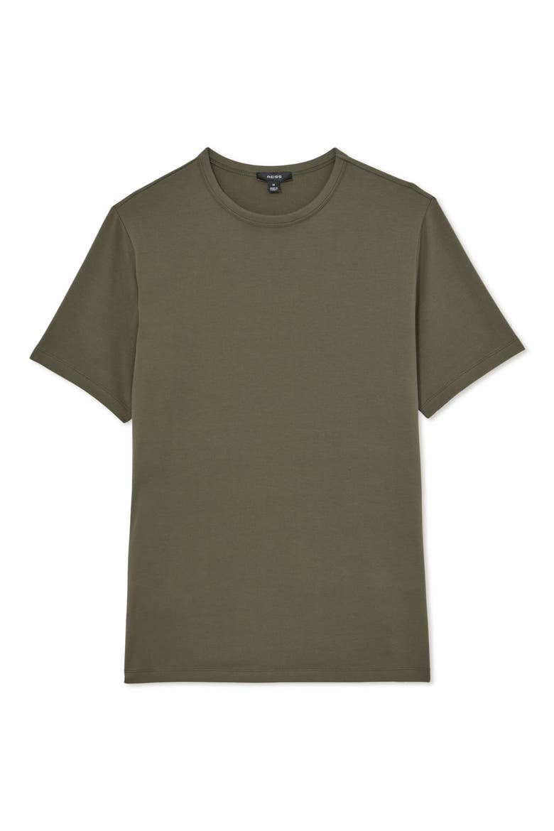 Joe Stretch Cotton T-Shirt, Alternate, color, KHAKI GREEN