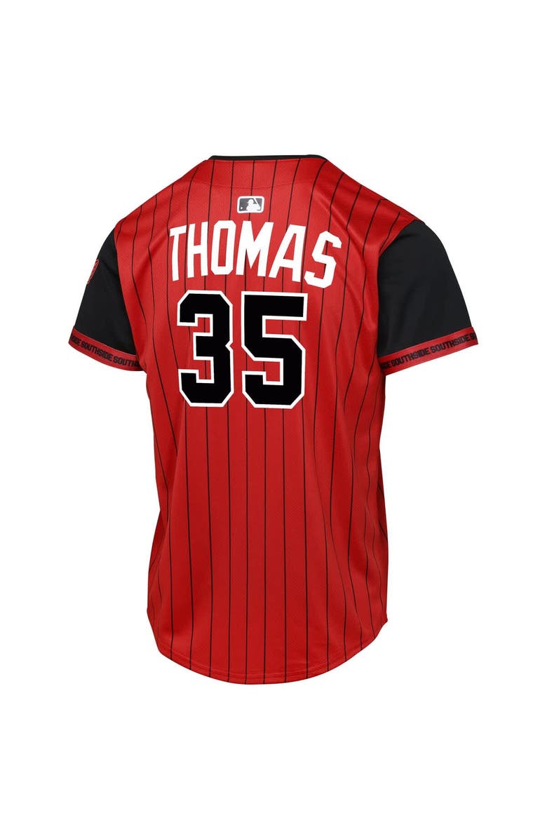 Outerstuff Youth Frank Thomas Red/Black Chicago White Sox 2025 City Connect Limited Player Jersey, Alternate, color, Red