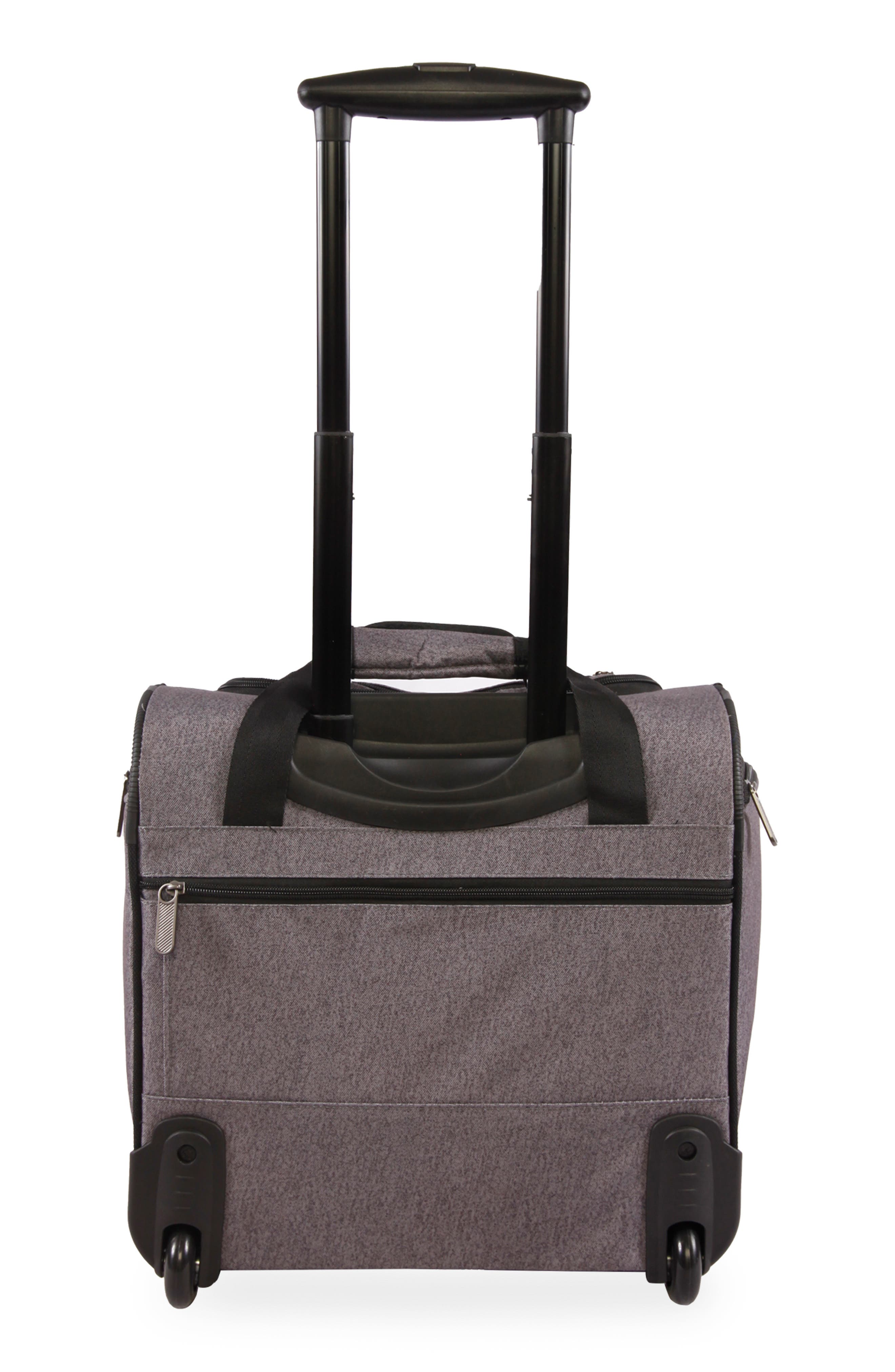 Original Penguin Ethan Under Seat Luggage, Alternate, color, Heather Grey