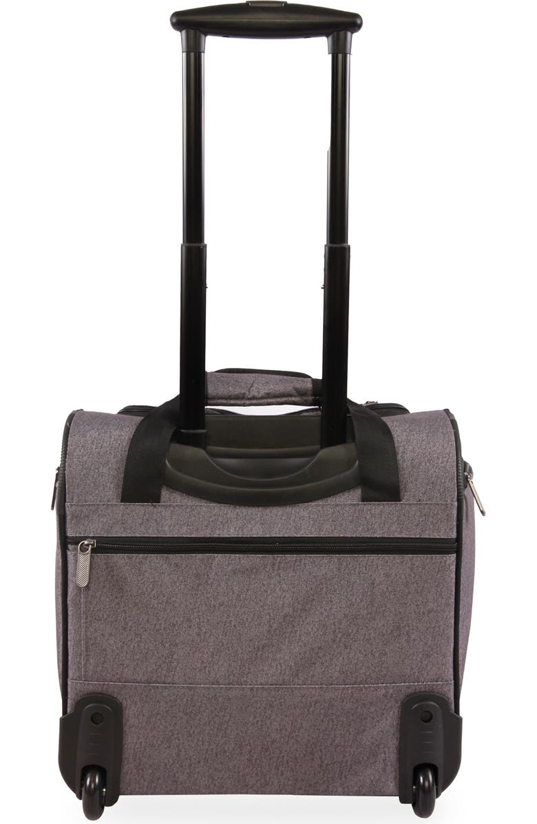 Original Penguin Ethan Under Seat Luggage, Alternate, color, Heather Grey