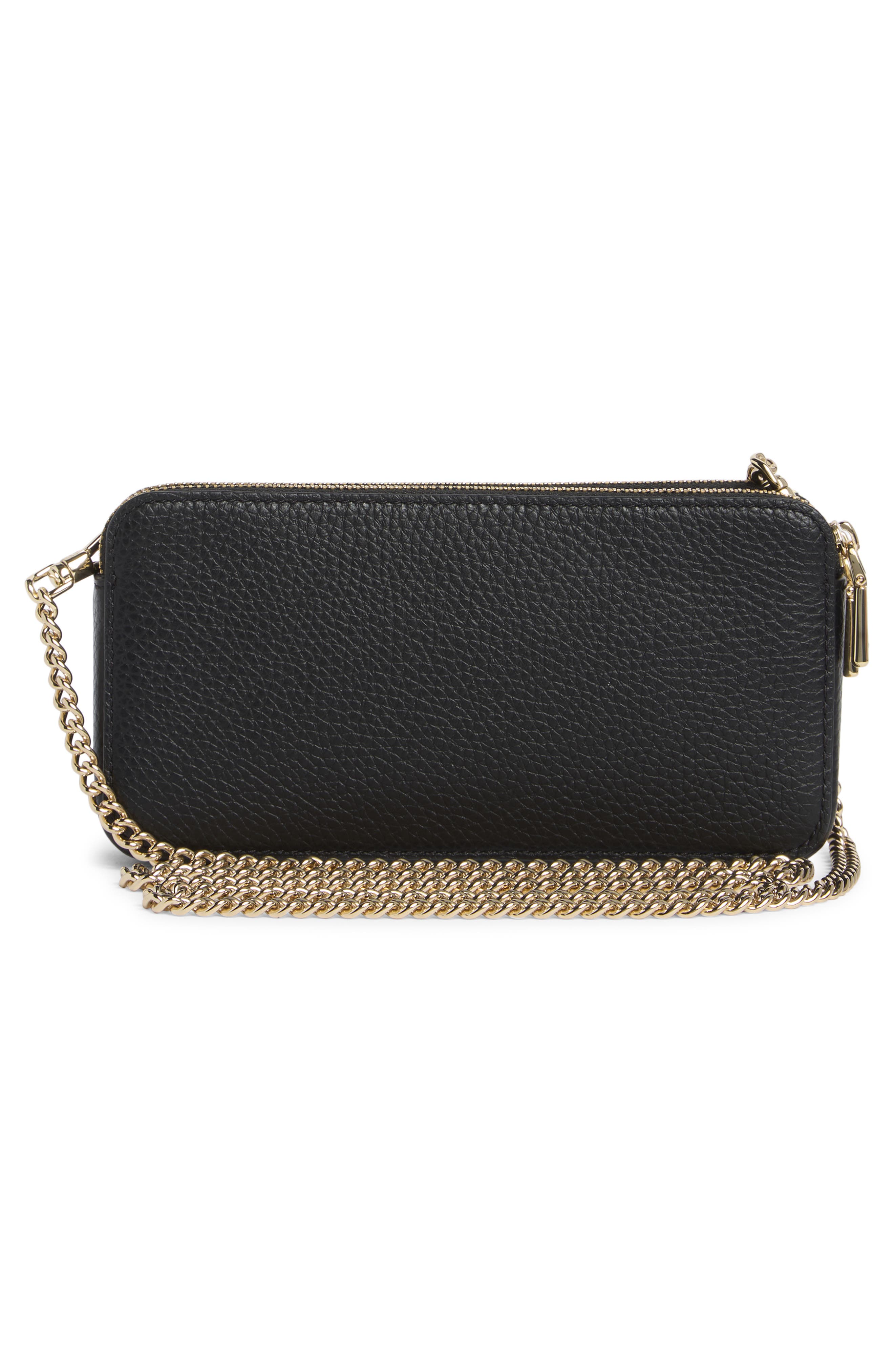 Kate Spade New York taylor pebbled leather double zip crossbody bag, Alternate, color, 