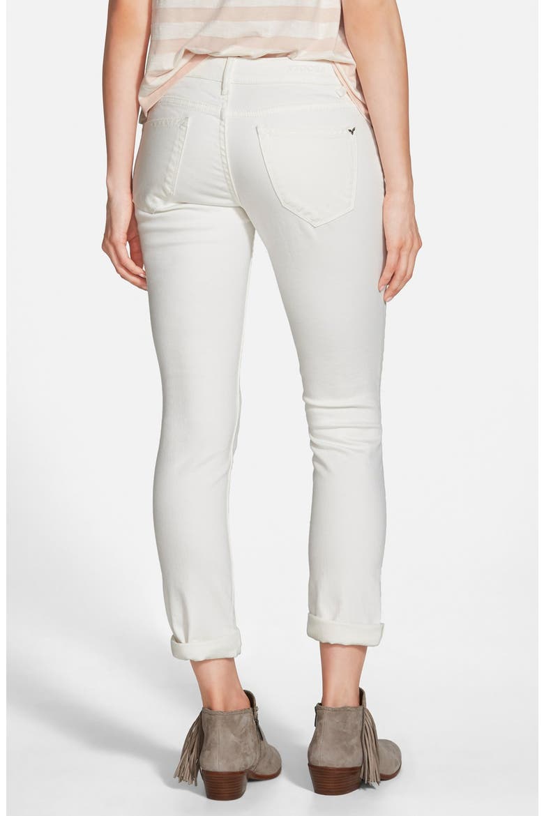 'Tomboy' Destroyed Skinny Jeans, Alternate, color, OFF WHITE