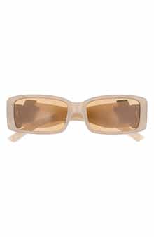 Le Specs Cruel Intentions 56mm Rectangular Sunglasses