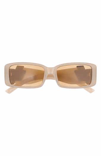 Le Specs Cruel Intentions 56mm Rectangular Sunglasses