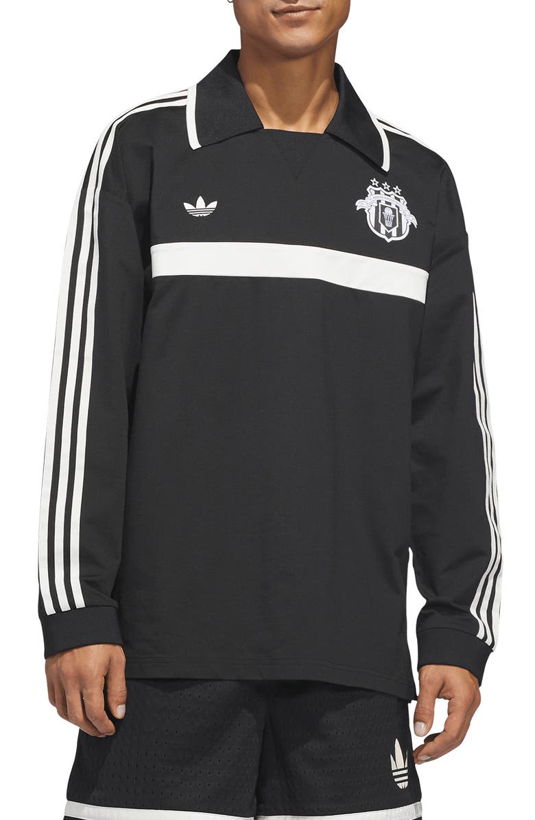 adidas Rugby Polo, Main, color, Black