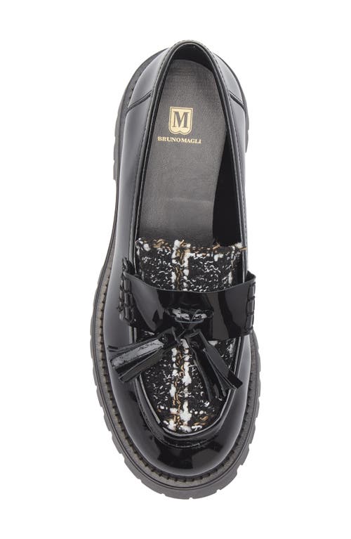 Bruno Magli Lana Fringe Loafer In Multi