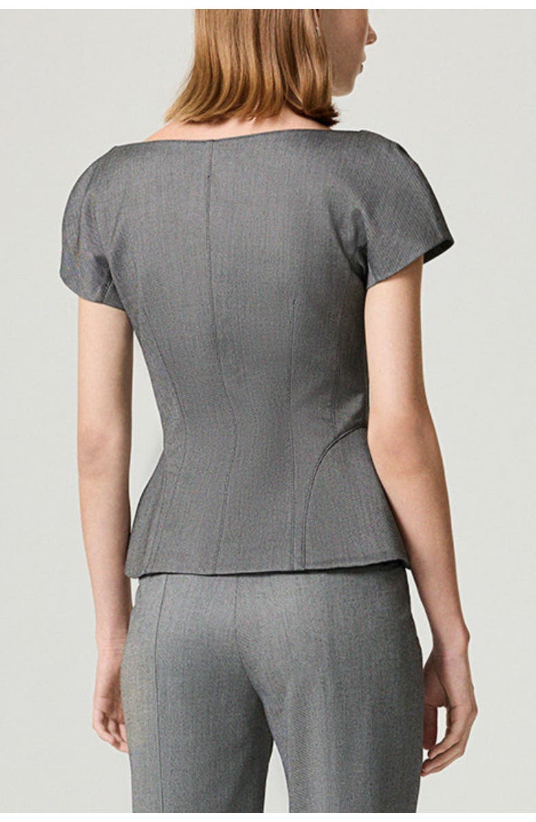 Nocturne Double-Breasted V-Neck Tailored Vest, Alternate, color, 