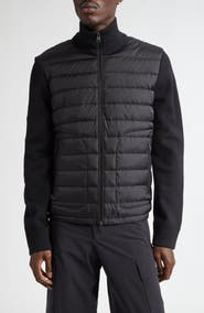 Moncler Maglia Mixed Media Cardigan