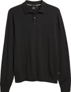 BOSS Lancione Wool Polo Sweater