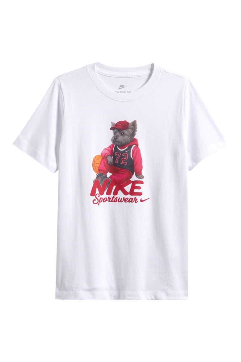 Kids' Graphic T-Shirt, Main, color, WHITE
