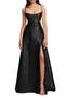 Cutout Satin Gown