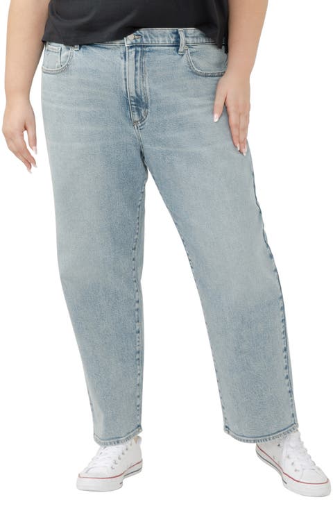 '90s Relaxed Straight Leg Jeans (Culture) (Plus)