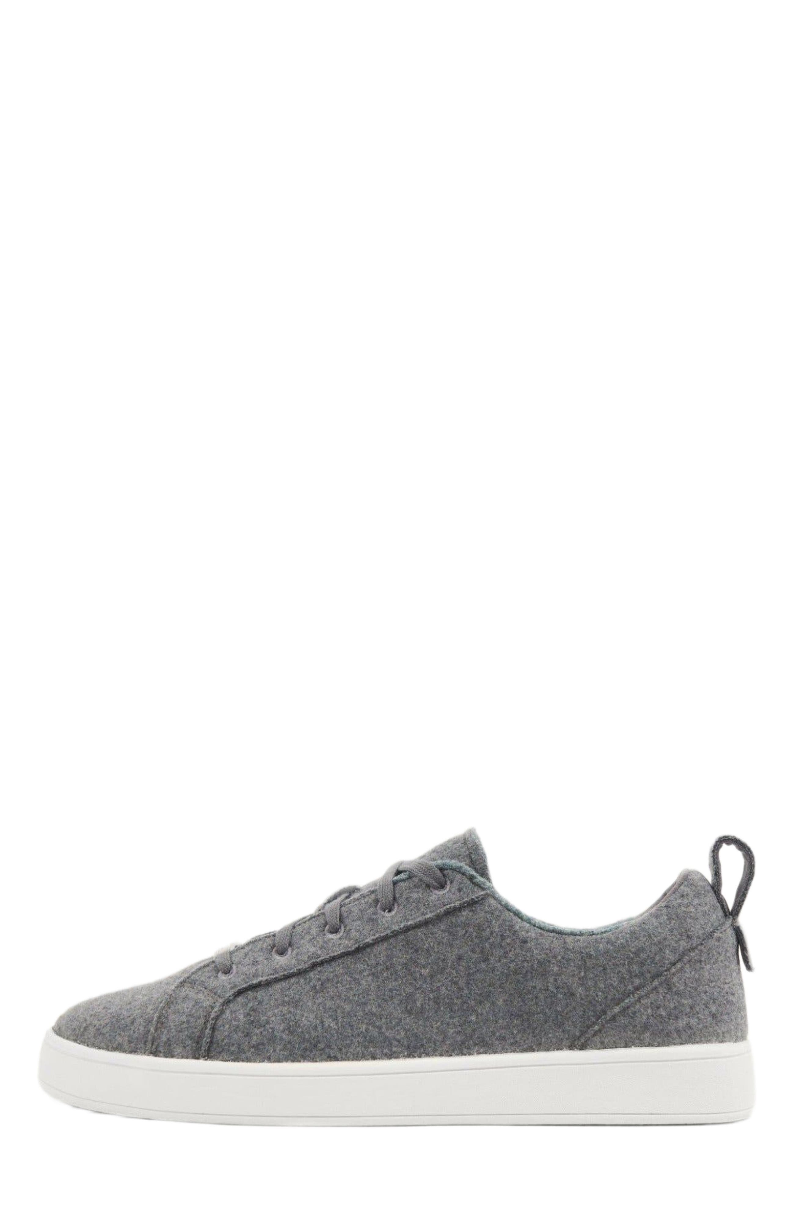Cashmere Low Ankle Sneakers, Alternate, color, stone gray