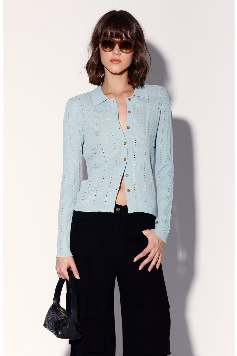 Pippa Cardigan, Main, color, Aqua