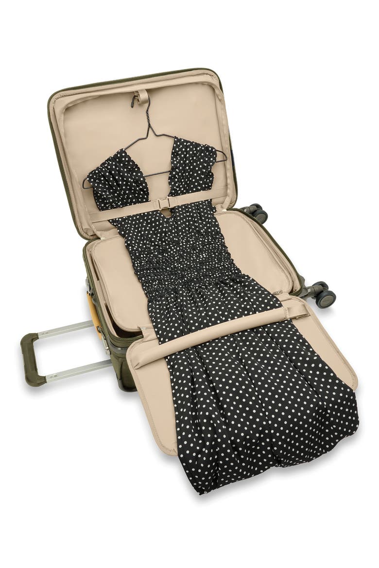 Baseline Global Spinner Carry-On, Alternate, color, OLIVE