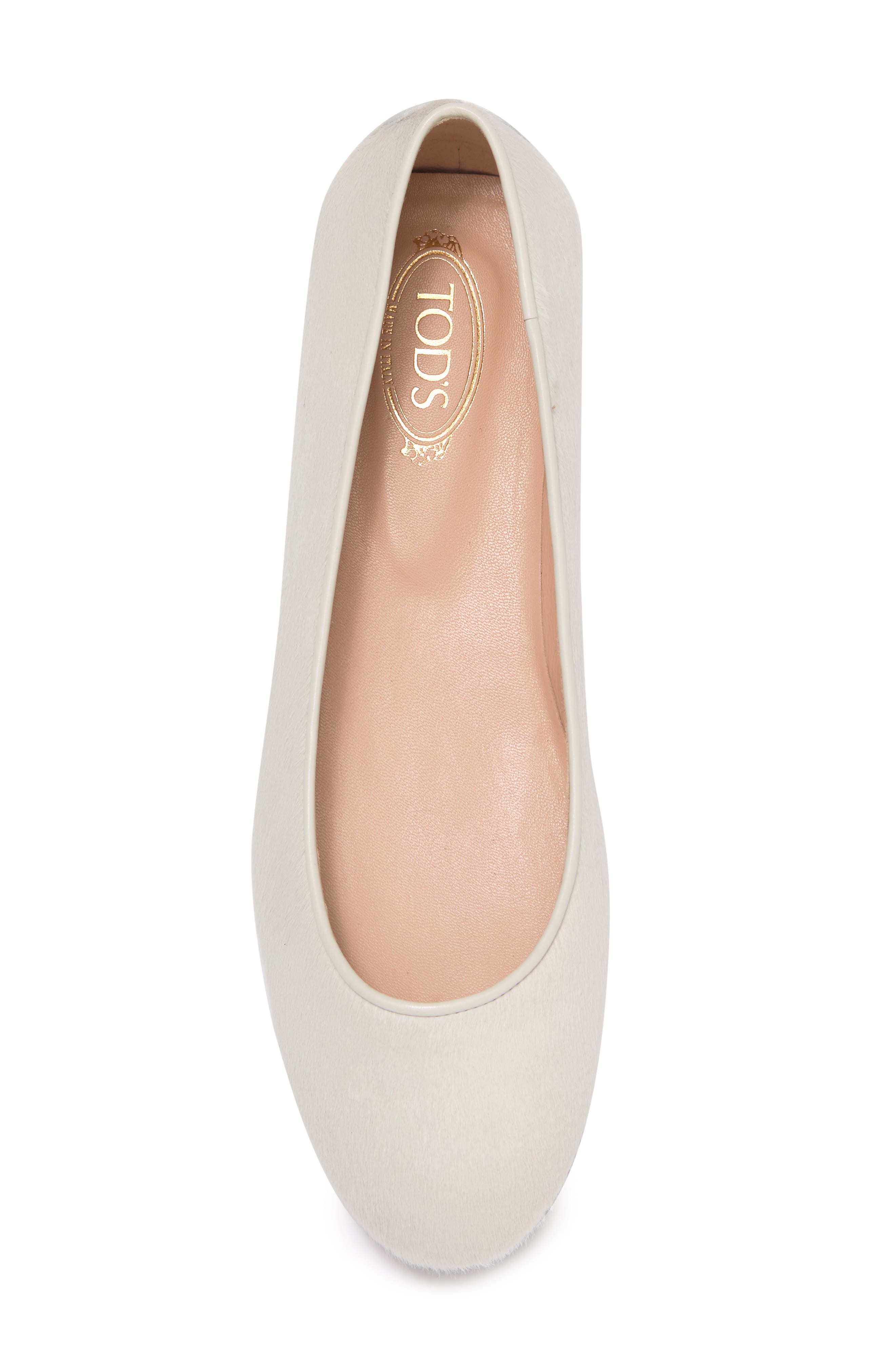 Tod's Genuine Calf Hair Ballet Flat (Women) | Nordstromrack