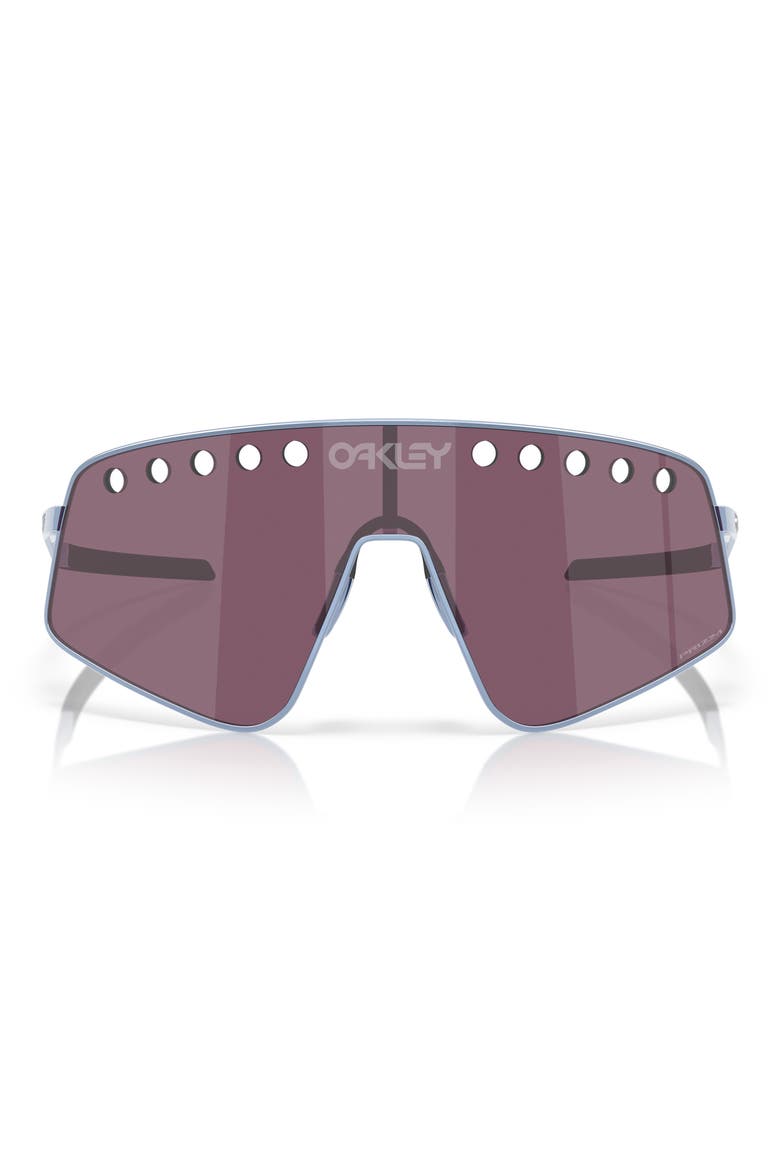Sutro™ TI Sweep 138mm Prizm™ Shield Sunglasses, Main, color, BLACK GREY