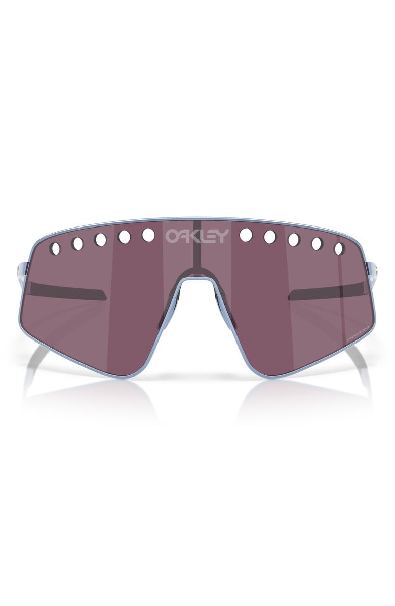 Oakley Sutro<sup>™</sup> TI Sweep 138mm Prizm<sup>™</sup> Shield Sunglasses, Main, color, Black Grey