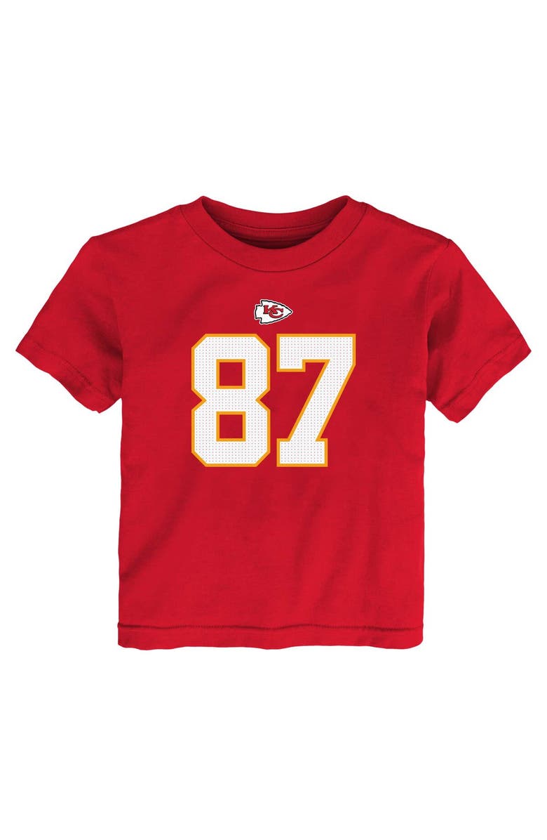 Nike Toddler Nike Travis Kelce Red Kansas City Chiefs Player Name & Number T-Shirt, Alternate, color, Red