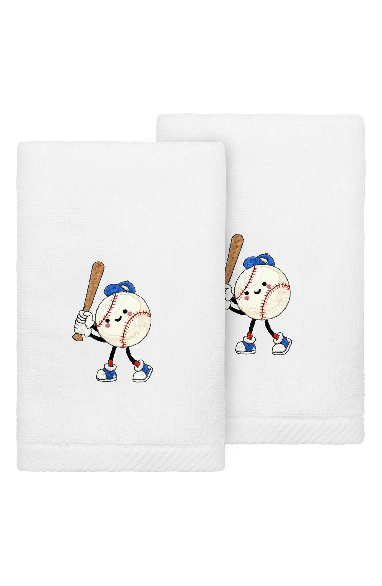 Linum Home Textiles 2-Pack Embroidered Hand Towel