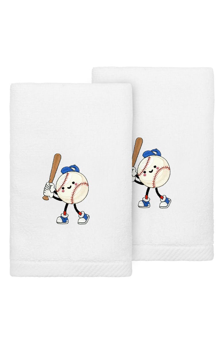 Linum Home Textiles 2-Pack Embroidered Hand Towel, Main, color,