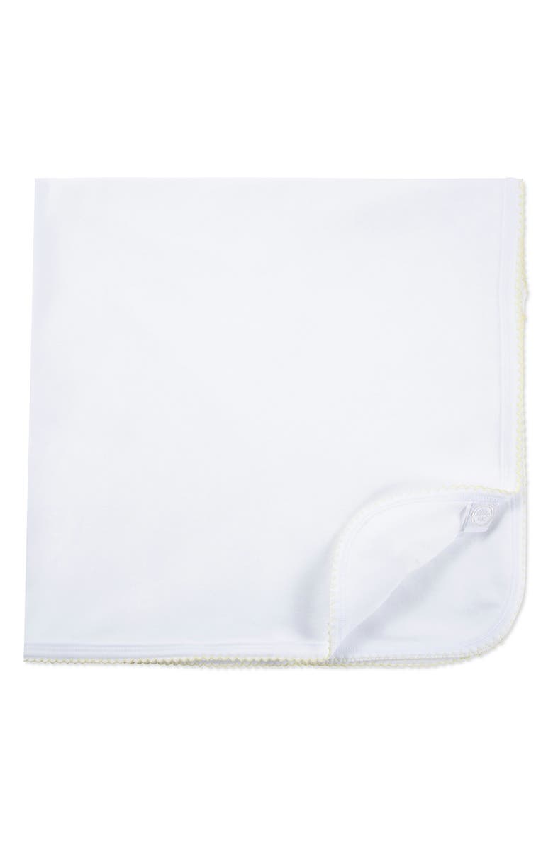 Little Me Sweet Duck Cotton Blanket, Alternate, color, White