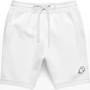 Dalix Mens Ghost Relaxed Fleece Sweat Elastic Shorts