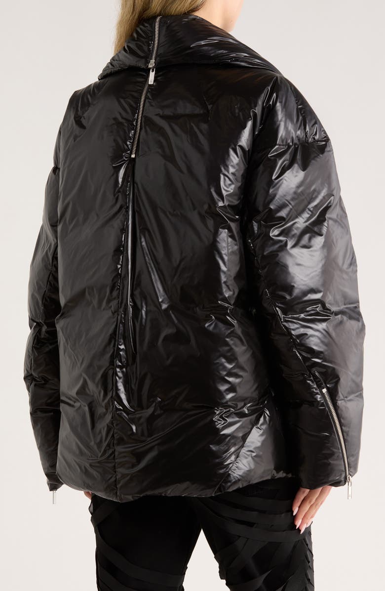 Helmut Lang Apex Down Cocoon Jacket, Alternate, color, Black