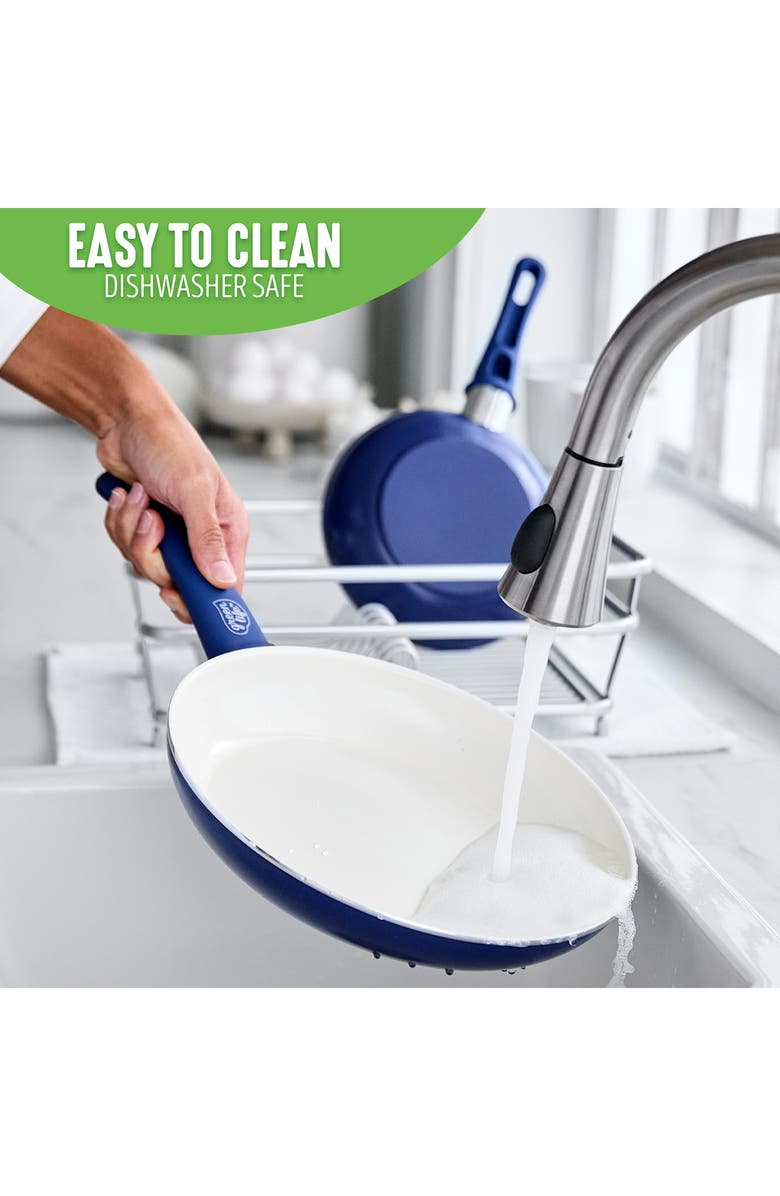 GreenPan Soft Grip Set of 2 Fry Pans, Alternate, color,