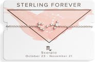 Sterling Forever Zodiac Bracelet