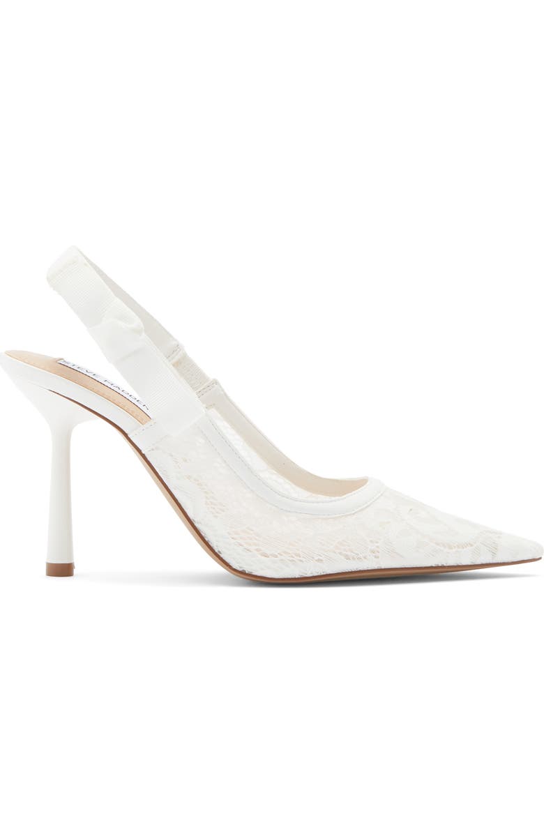 Steve Madden Stefani Slingback Pump, Alternate, color, Ivory Lace