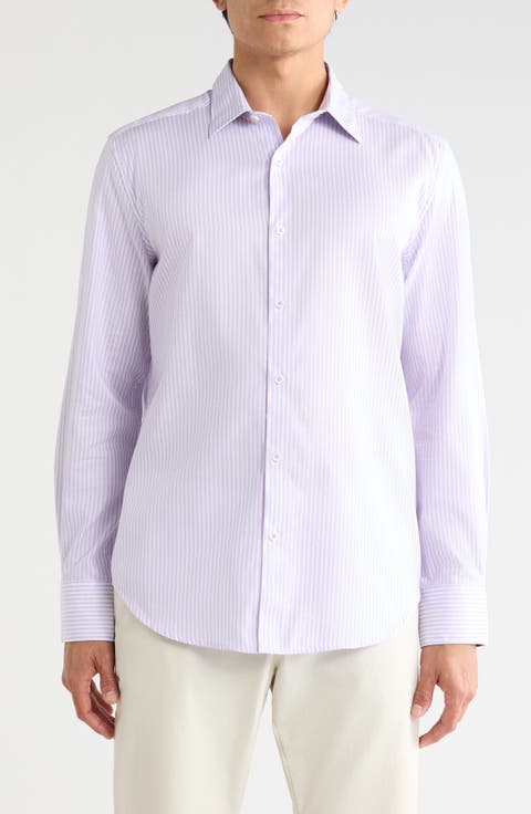 Washburn Stretch Cotton Button-Up Shirt