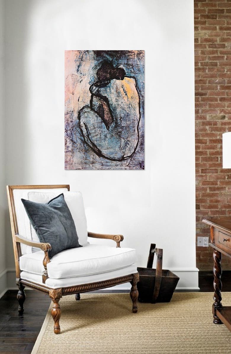 iCanvas 'Blue Nude - Pablo Picasso' Giclée Print Canvas Art, Alternate, color,