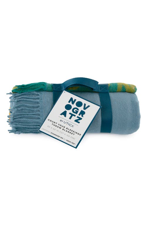 NOVOGRATZ NOVOGRATZ COUNT YOUR BLESSINGS THROW BLANKET