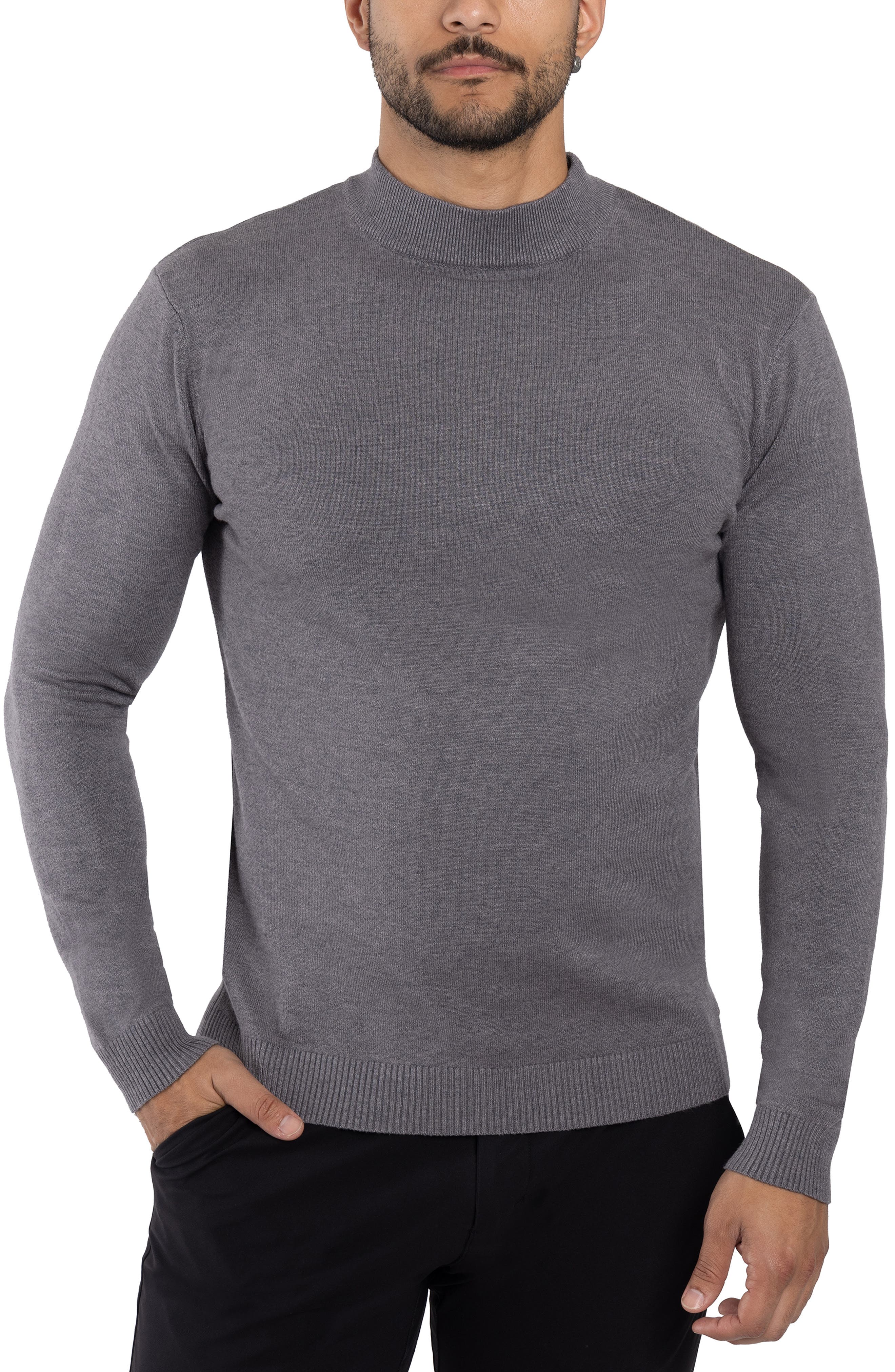 XRAY Core Mock Neck Knit Sweater