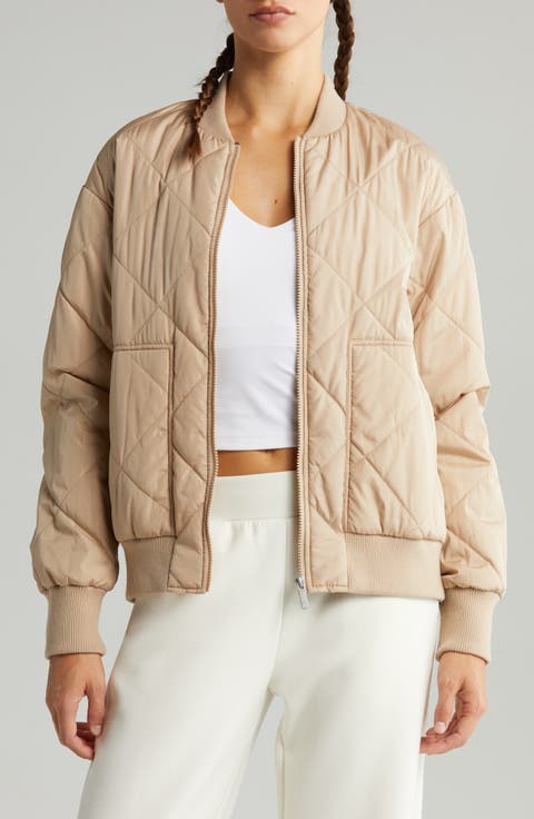 Quilted Aviator Jacket