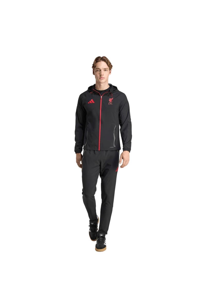 adidas Men's adidas Black Liverpool 2025/26 Tiro Vis Tech Travel Jacket, Alternate, color, Black