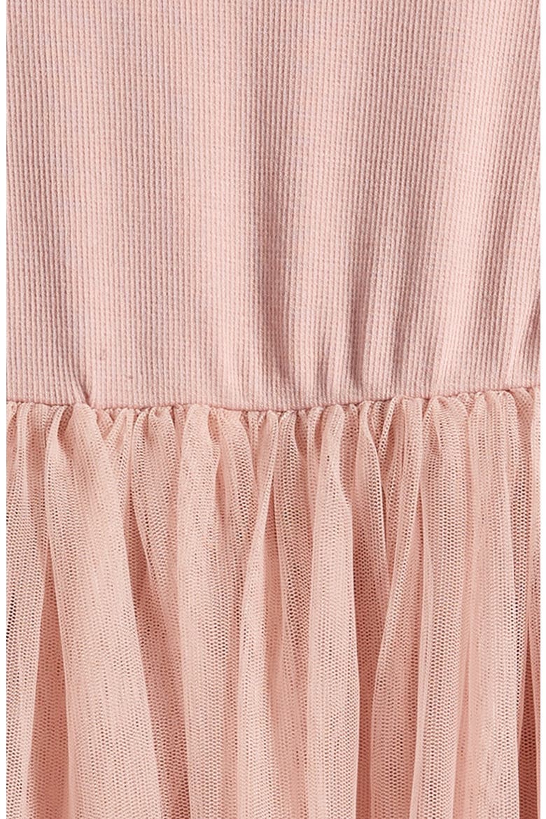 Kids' Ruffle Long Sleeve Dress, Alternate, color, PINK PUFF