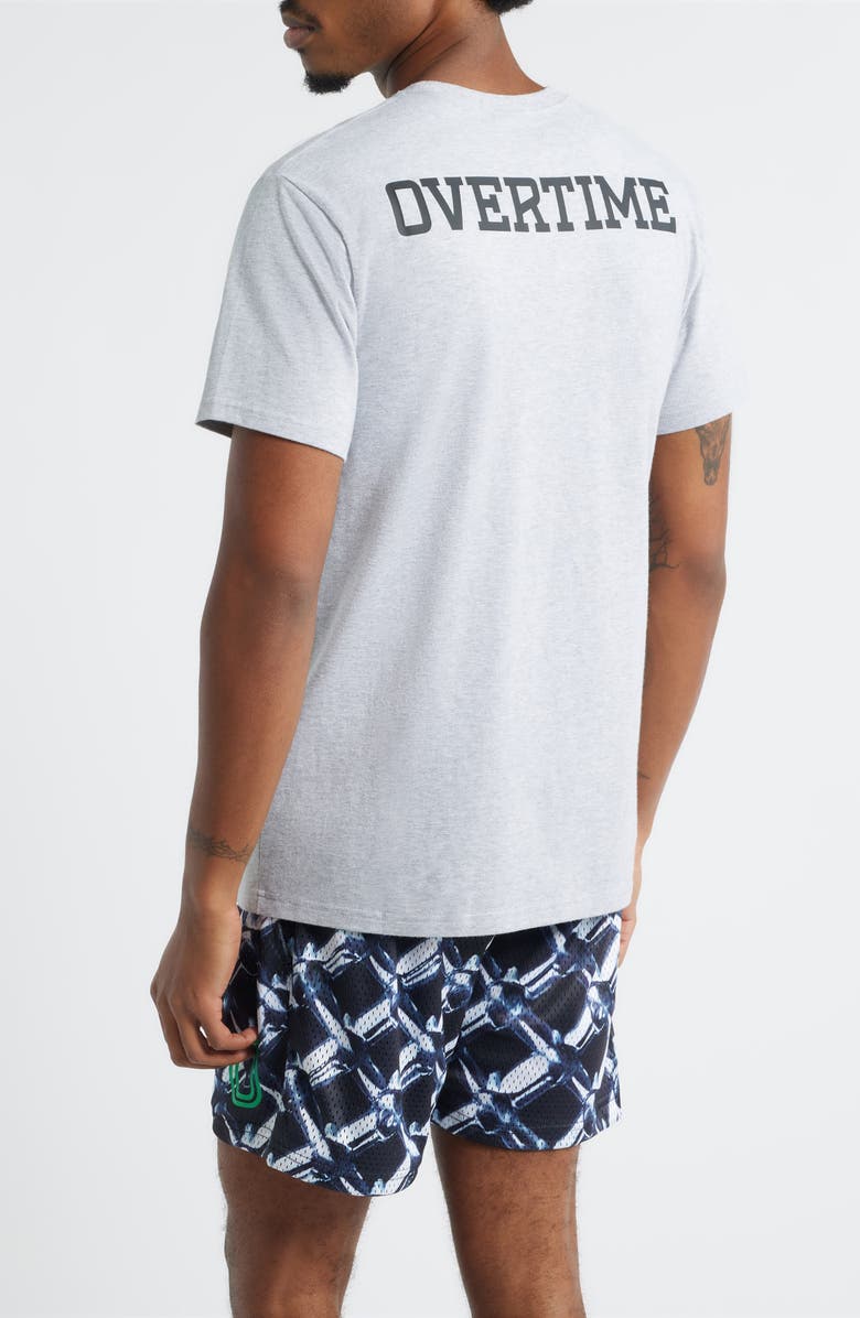 OVERTIME OT Classic Logo Cotton Graphic T-Shirt, Alternate, color, Grey