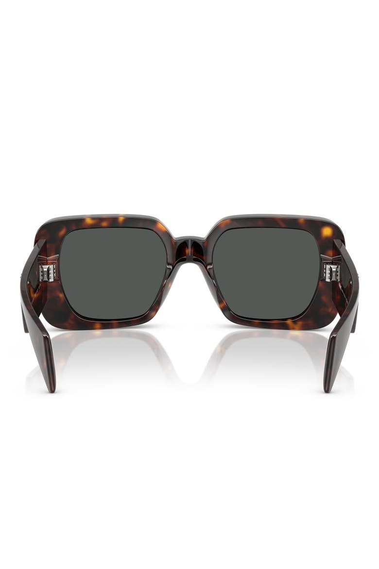 54mm Square Sunglasses, Alternate, color, HAVANA