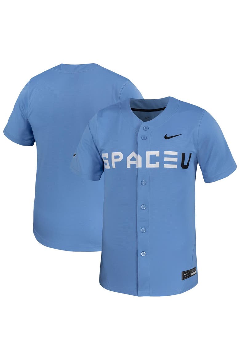 Men's Nike Light Blue UCF Knights Replica Baseball Jersey, Alternate, color, Light Blue