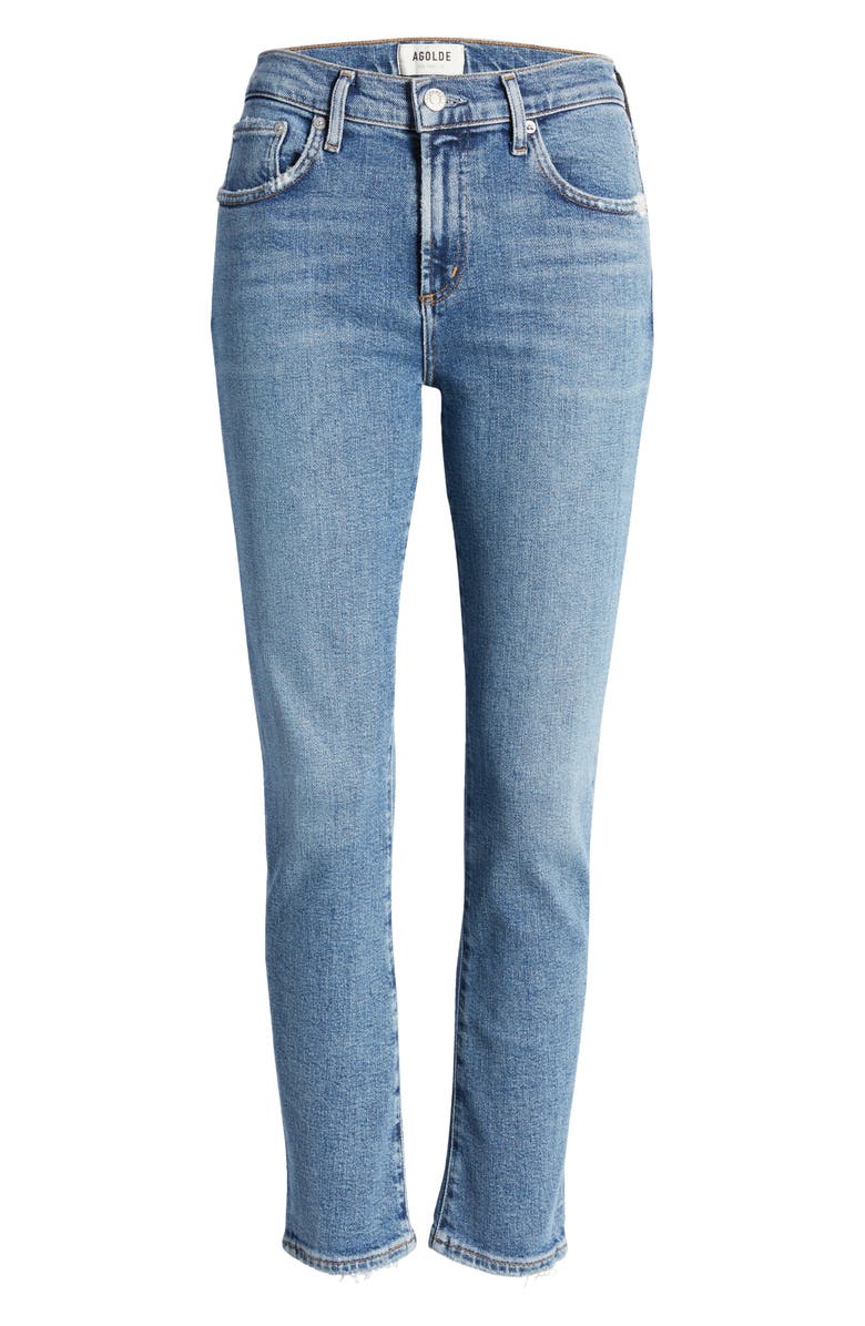 AGOLDE Toni Crop Skinny Jeans, Alternate, color, Viewpoint