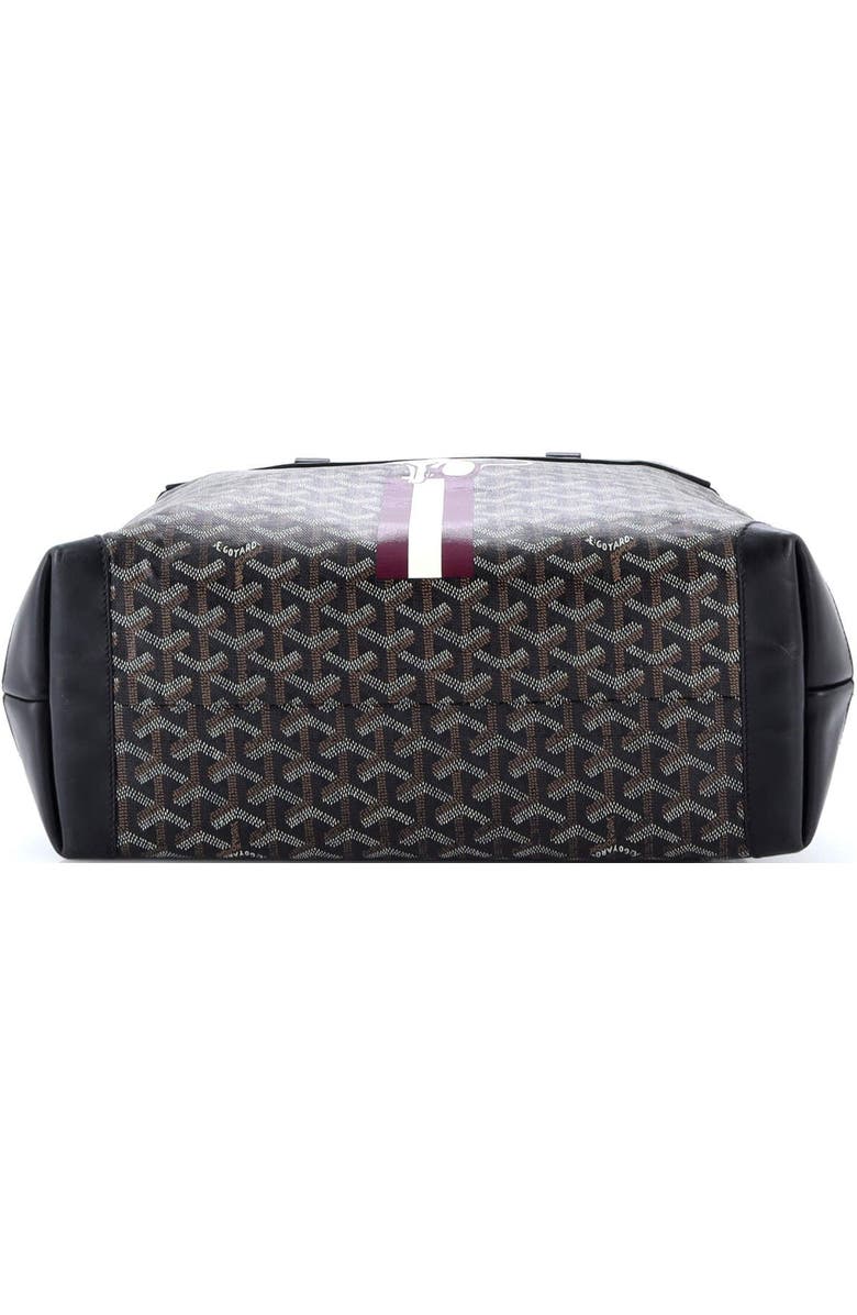 Pre-Owned Goyard Bellechasse Bag Coated Canvas PM, Alternate, color, Black