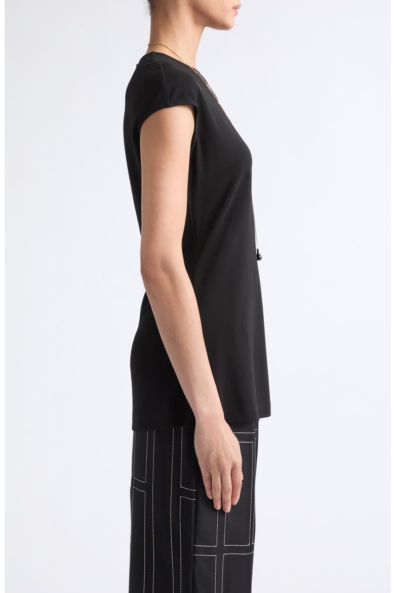 Everyday Fluid Jersey Top, Alternate, color, BLACK