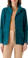 Akris Chianti Suede Jacket