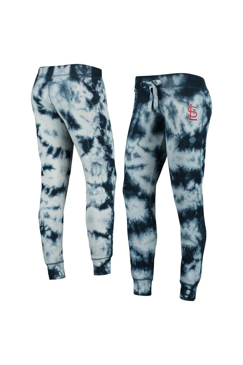Women's New Era Navy St. Louis Cardinals Tie-Dye Jogger Pants, Main, color, Navy