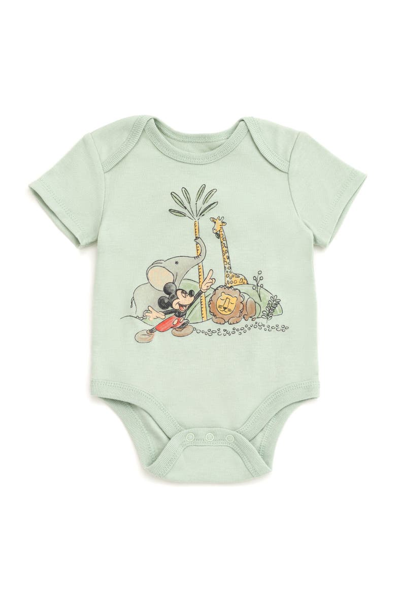 Disney 5-Pack Bodysuit, Alternate, color, Mickey Mouse Multicolor
