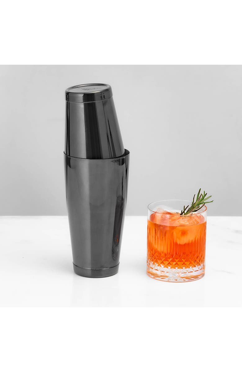 A Bar Above Black Boston Cocktail Shaker Set, Weighted, Alternate, color, Black