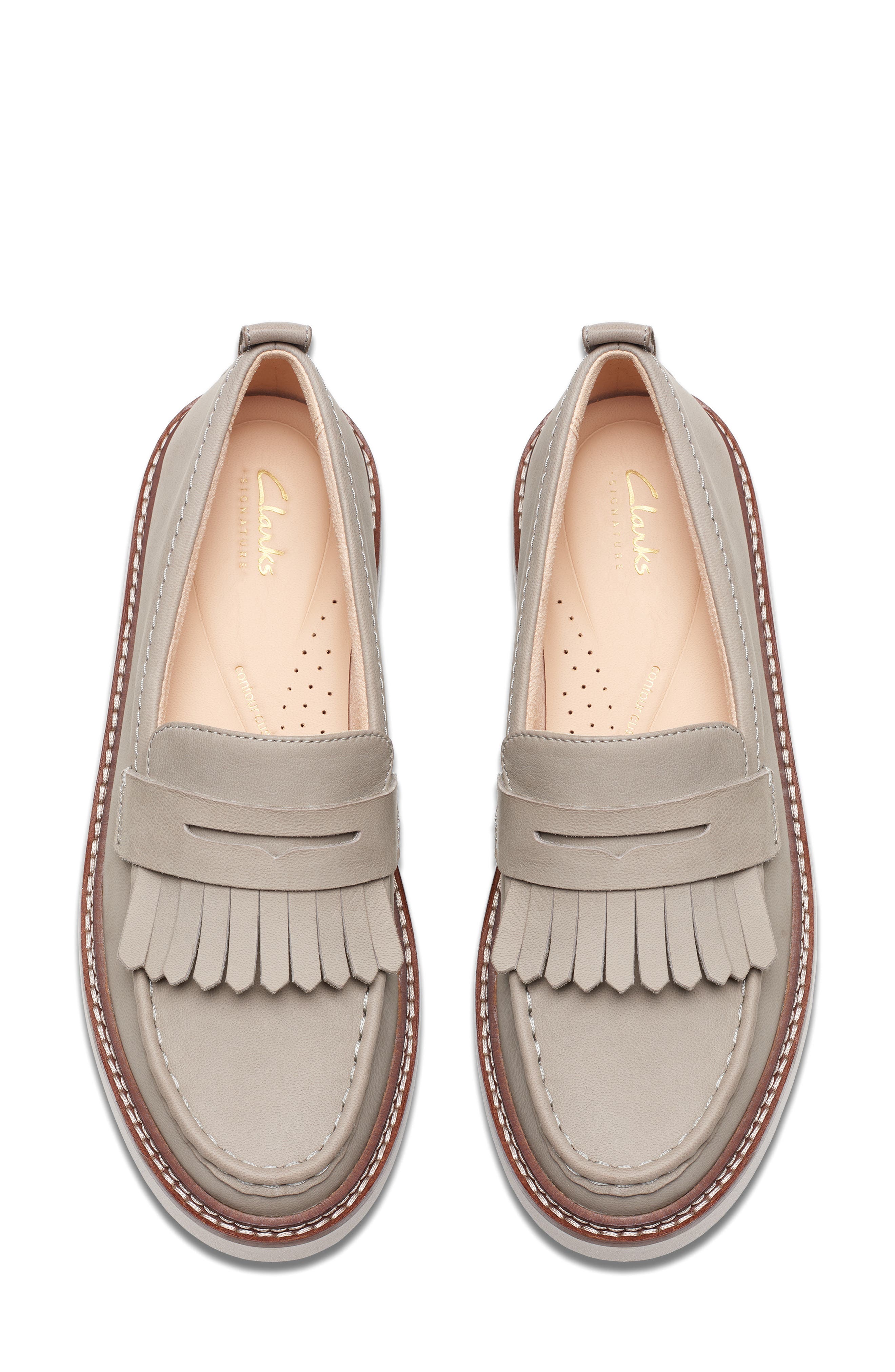 Clarks<sup>®</sup> Orianna Platform Penny Loafer, Alternate, color, 