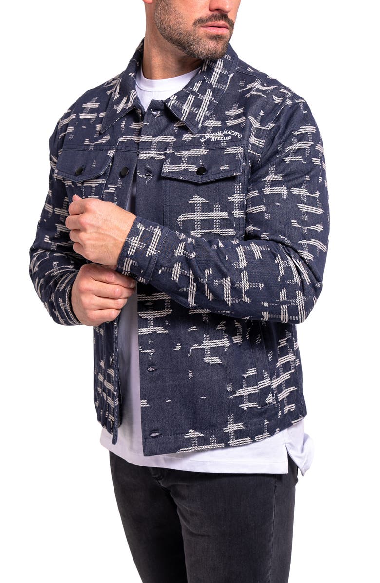 Maceoo Ascension 0029 Denim Jacket, Alternate, color, Blue